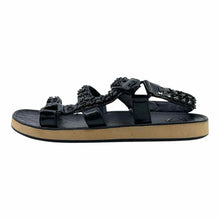Load image into Gallery viewer, CHANEL Leather Chain Sandals | 10
