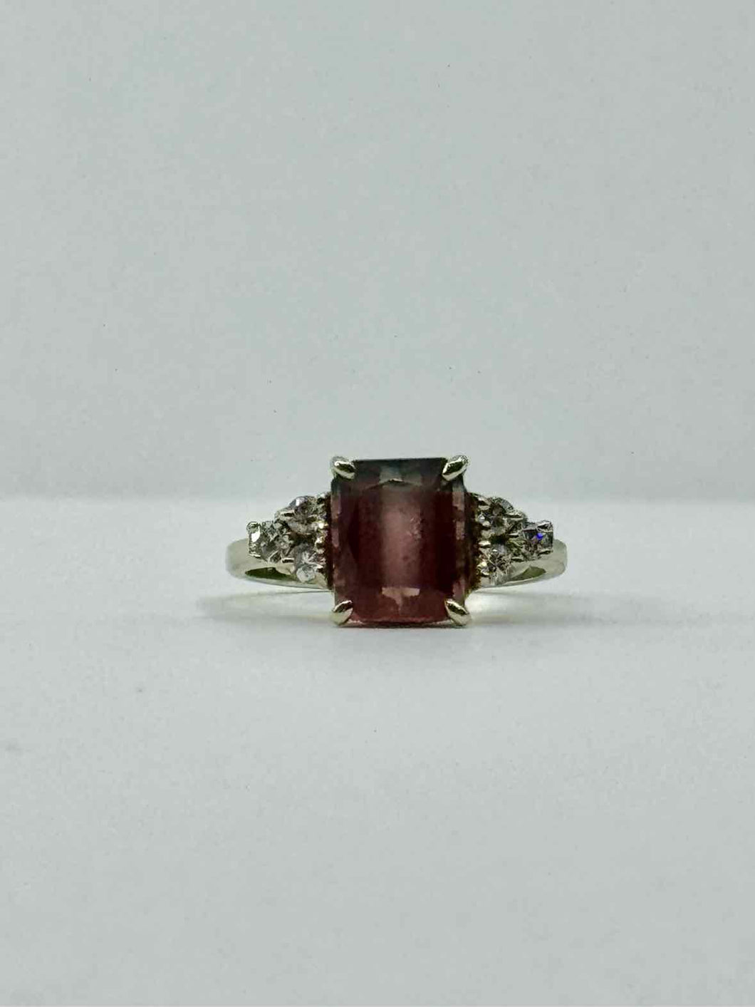 Tourmaline Diamond 14K Ring