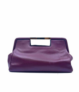 DEMELLIER Burgundy Leather Handbag