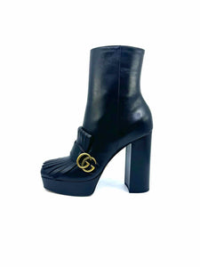 GUCCI Malaga Kid GG Ankle Boot | Size 10.5