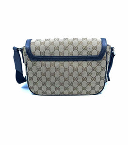 GUCCI Brown Canvas LOGO Handbag