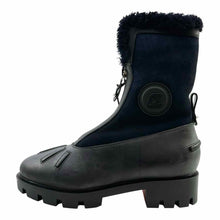 Load image into Gallery viewer, CHRISTIAN LOUBOUTIN Size 9 Black Rubber Ankle Boot
