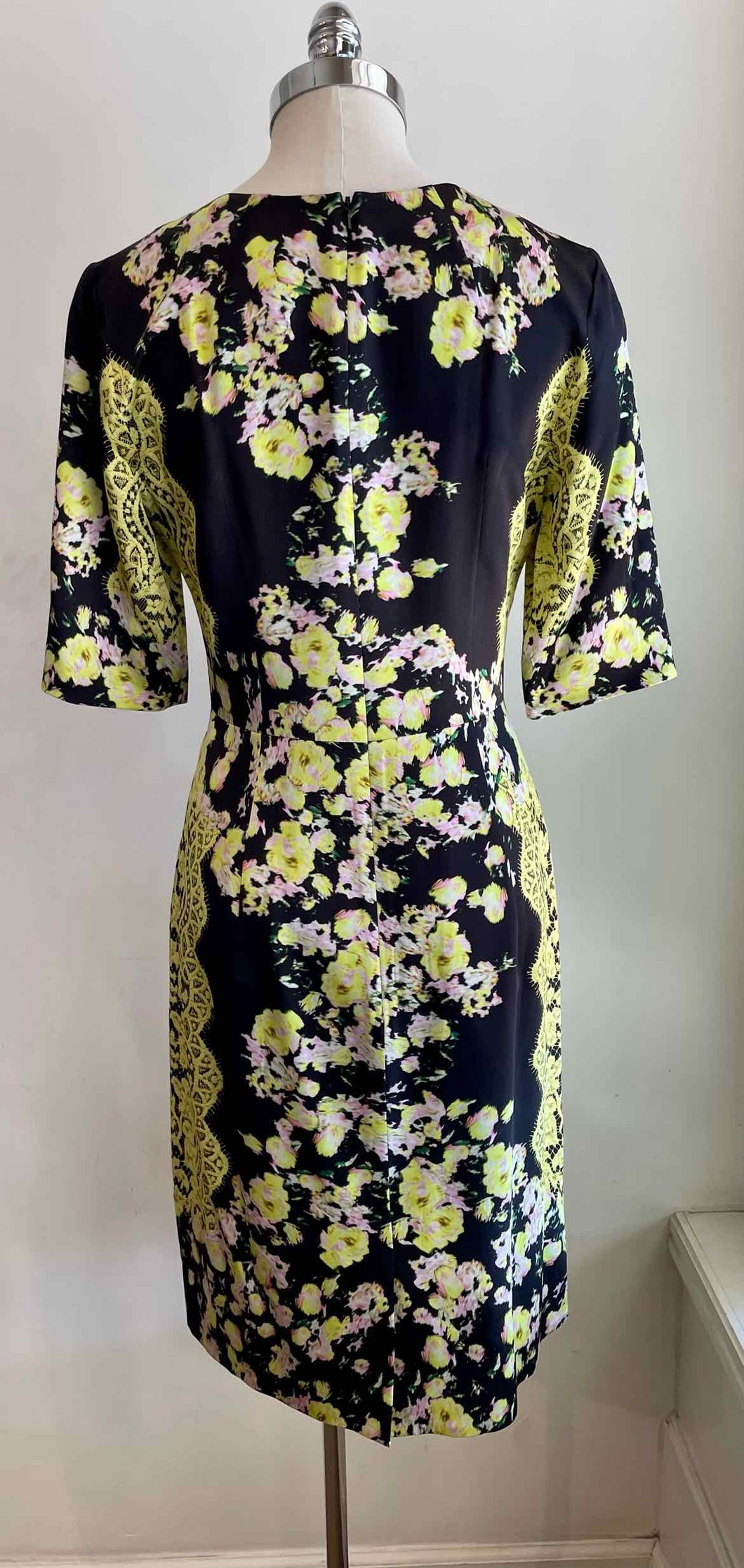 ERDEM Size 8 Black & Yellow Dress – Labels Luxury