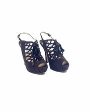 Load image into Gallery viewer, PRADA Size 7 Brown Suede Pumps
