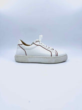 Load image into Gallery viewer, CHRISTIAN LOUBOUTIN Size 7 White Leather Sneakers
