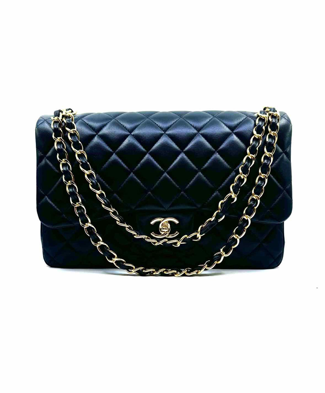 CHANEL Black Leather Handbag