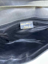 Load image into Gallery viewer, SALVATORE FERRAGAMO Grey Leather Solid Handbag
