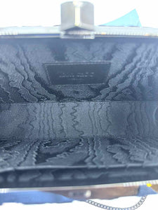 JIMMY CHOO Black Velvet Cheetah print Evening Bag