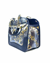 Load image into Gallery viewer, LOUIS VUITTON Charms Cabas Vintage Brown Leather Pvc Handbag
