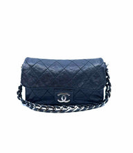 Load image into Gallery viewer, CHANEL Black Leather Quilted caviar Handbag
