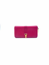 Load image into Gallery viewer, YVES SAINT LAURENT Pink Leather Wallet
