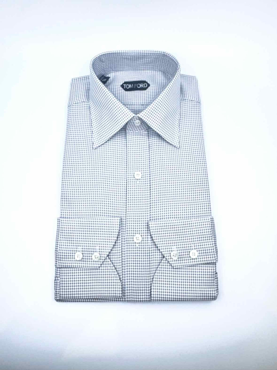 TOM FORD Size 16 White Men's Shirt