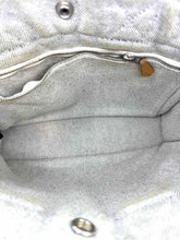 Load image into Gallery viewer, HERMES Fourre Tout Holdall MM Tote Bag Grey Canvas Handbag
