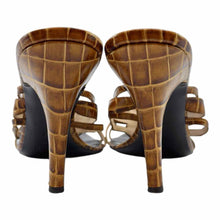 Load image into Gallery viewer, GIUSEPPE ZANOTTI Croc Embossed Sandals | 12
