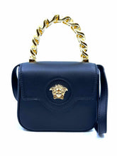 Load image into Gallery viewer, VERSACE Black Leather Handbag
