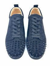 Load image into Gallery viewer, CHRISTIAN LOUBOUTIN Size 11 Black Suede Sneakers
