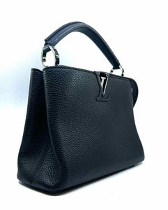 LOUIS VUITTON Black Leather Handbag