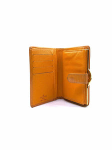 LOUIS VUITTON Coral Leather Epi Wallet