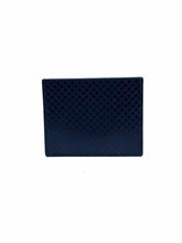 Load image into Gallery viewer, TIFFANY &amp; CO Black, blue Leather Solid Card Holder
