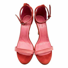 Load image into Gallery viewer, IRO Size 8 Red, Pink Suede Sandals
