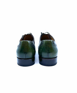 PAUL STUART Size 9 Brown, Green Men's Oxfords