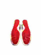 Load image into Gallery viewer, CHRISTIAN LOUBOUTIN Size 11 Pink &amp; White Leather Sneakers
