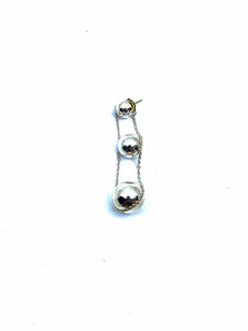 TIFFANY & CO Silver Pierced Earrings