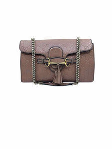 GUCCI Pink Leather Handbag