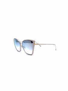 DITA Taupe Cat Eye Solid Sunglasses