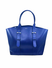 Load image into Gallery viewer, ALEXANDER MCQUEEN Tote Royal Blue Leather Solid Handbag
