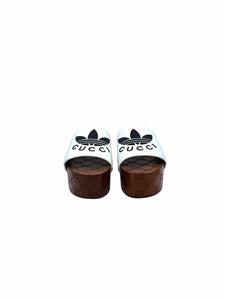 GUCCI Size 9 White, black Slide