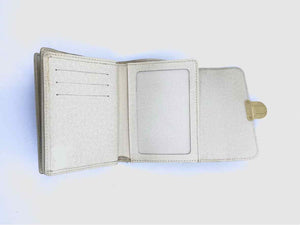 LOUIS VUITTON Koala Cream Coated canvas Damier Wallet