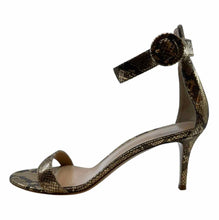 Load image into Gallery viewer, GIANVITO ROSSI Leather Metallic Sandals | 10
