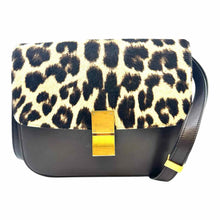 Load image into Gallery viewer, CELINE Brown PONY HAIR Leather Cheetah print Handbag
