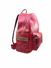 Load image into Gallery viewer, MCM Red Backpack
