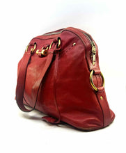 Load image into Gallery viewer, YVES SAINT LAURENT Red Leather Handbag

