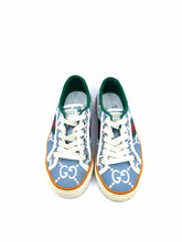 Load image into Gallery viewer, GUCCI Size 4.5 Blue Sneakers
