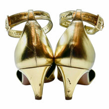 Load image into Gallery viewer, CELINE Leather Metallic Pumps | 8.5
