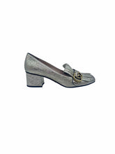 Load image into Gallery viewer, GUCCI Marmont Size 9 Gold Leather Metallic Solid Pumps
