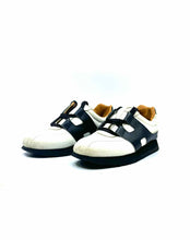 Load image into Gallery viewer, HERMES Size 6 WHITE &amp; BLACK Sneakers
