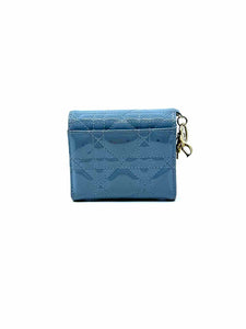 DIOR Grey Patent Leather Wallet
