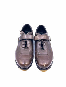 PRADA Size 8.5 Brown Men's Oxfords