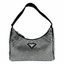 Load image into Gallery viewer, PRADA Satin Crystal Handbag
