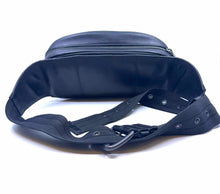 Load image into Gallery viewer, BOTTEGA VENETA Black Leather Woven Waist Bag
