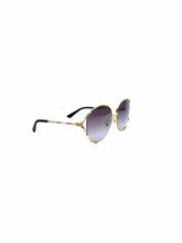 Load image into Gallery viewer, GUCCI Gold, Beige Round Sunglasses
