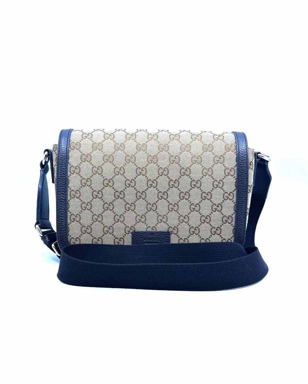 GUCCI Brown Canvas LOGO Handbag