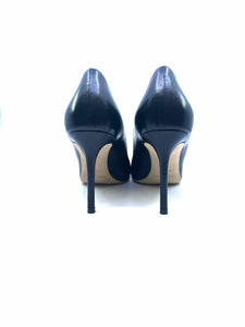 JIMMY CHOO Size 11 Black Leather Pumps