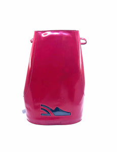 SALVATORE FERRAGAMO Red Leather Solid Backpack