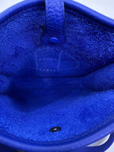 Load image into Gallery viewer, HERMES Evelyne 16 Electric Blue Pebbled Leather Solid Handbag
