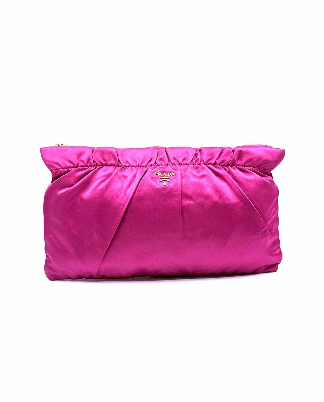 PRADA Pink Satin Clutch
